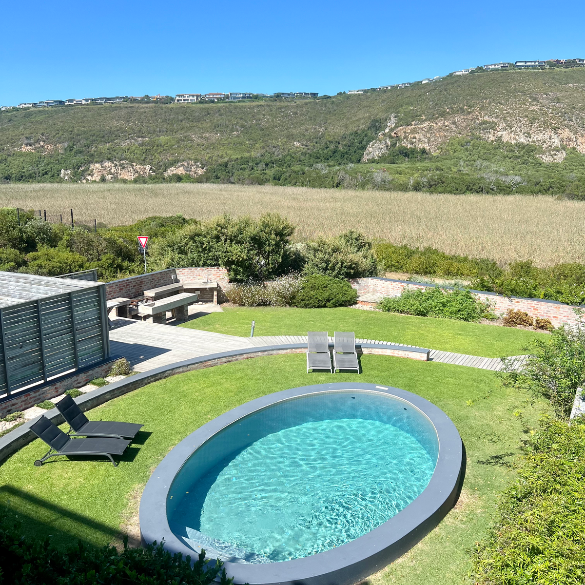 swimming pool and view