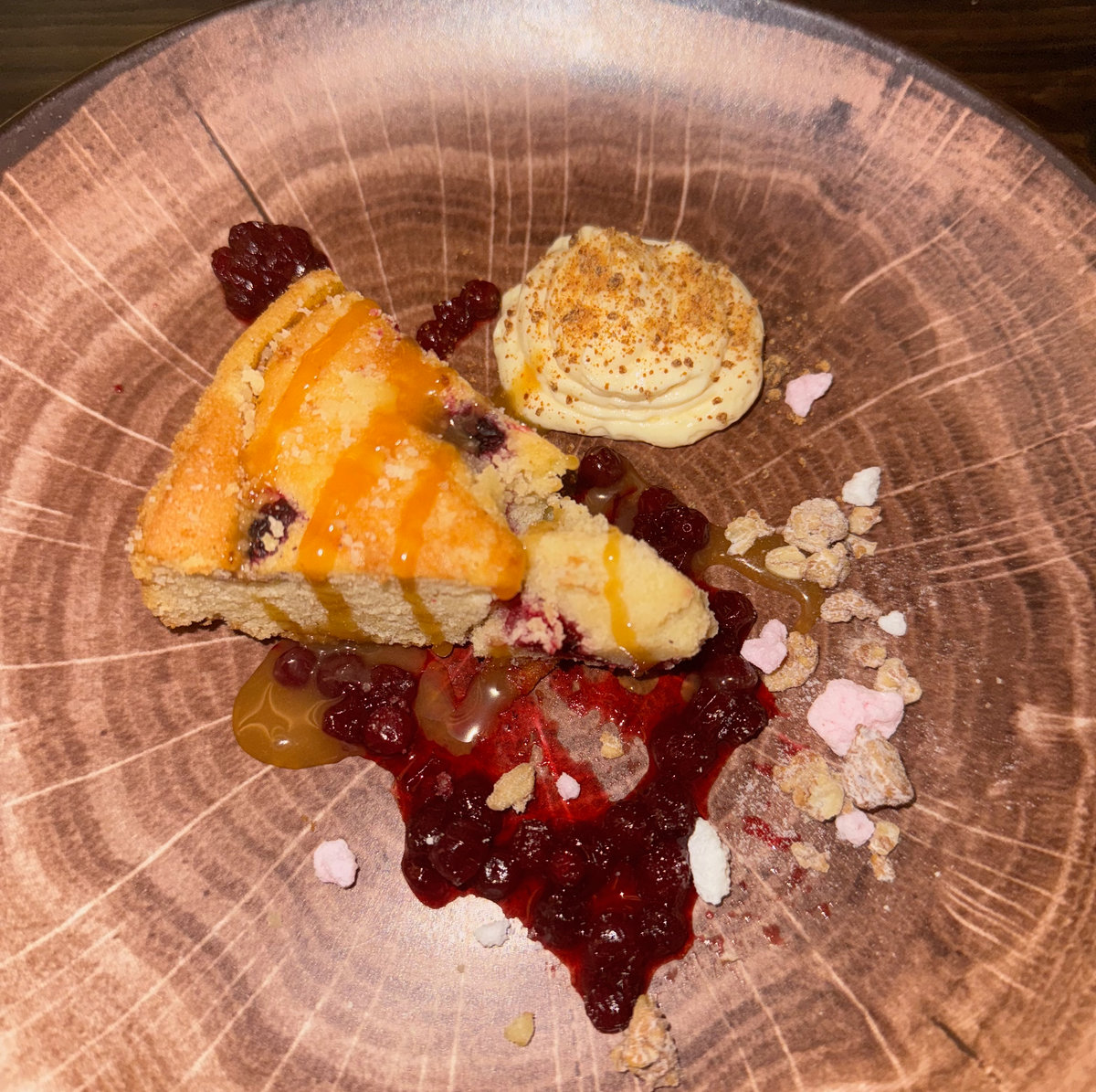 lingonberry pie