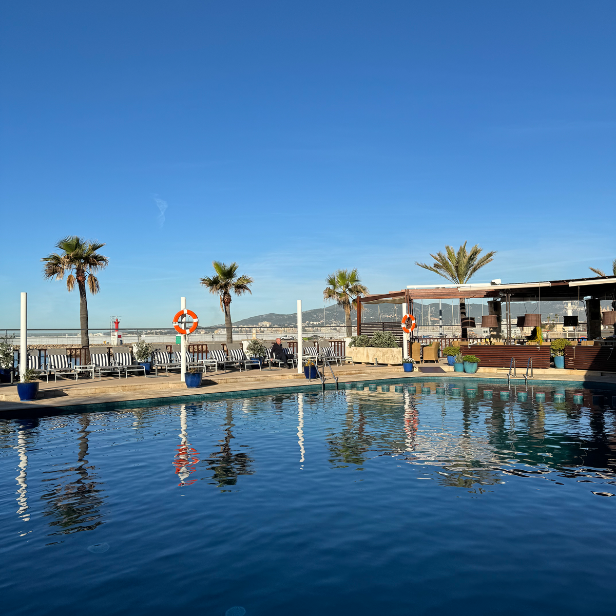 4 DAYS IN MALLORCA WITH A BABY Pool view and harbour