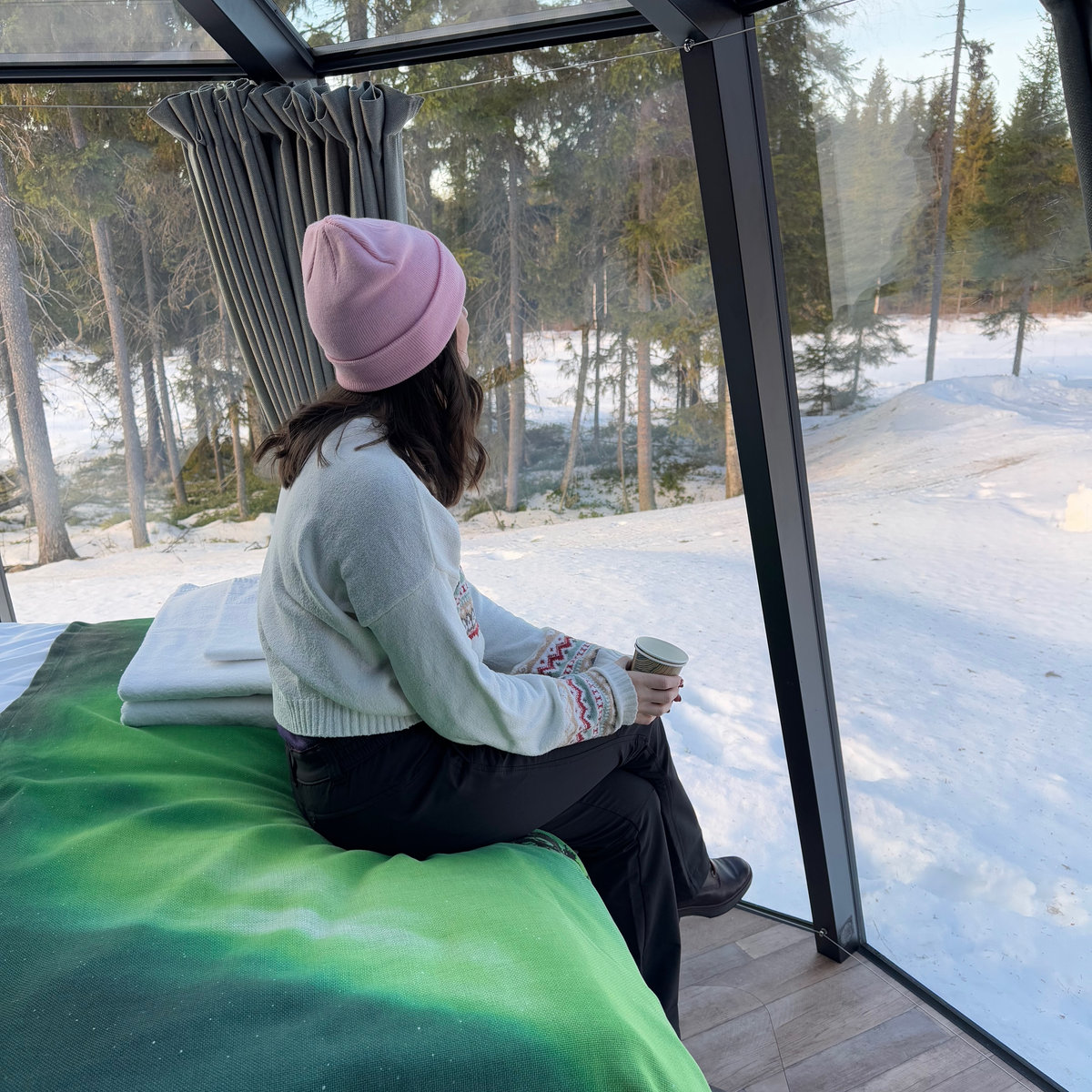 glass igloo