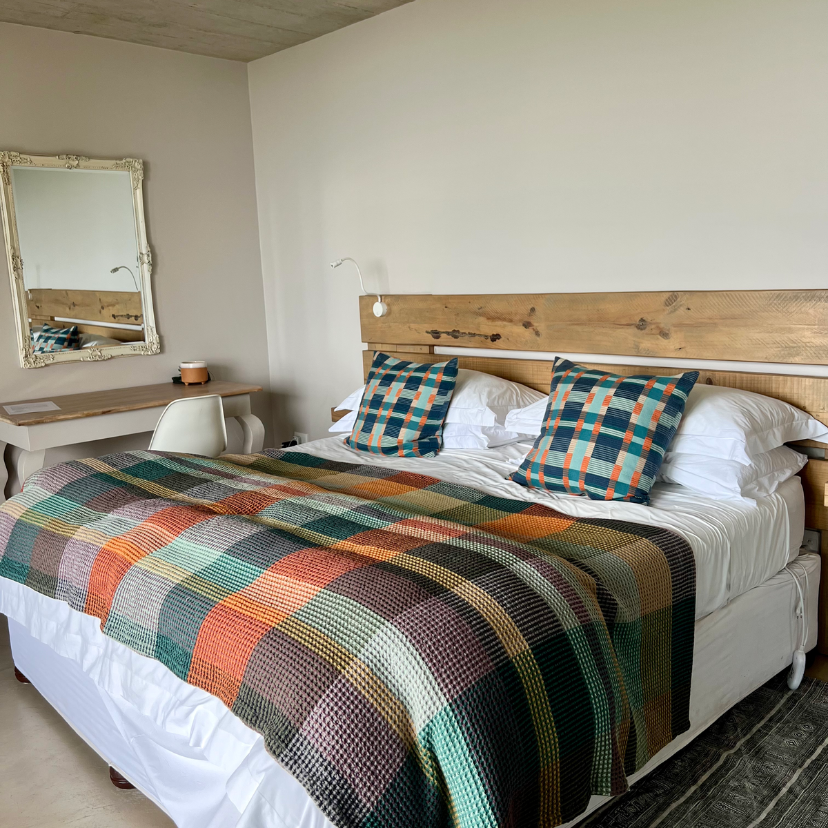 bed in hotel