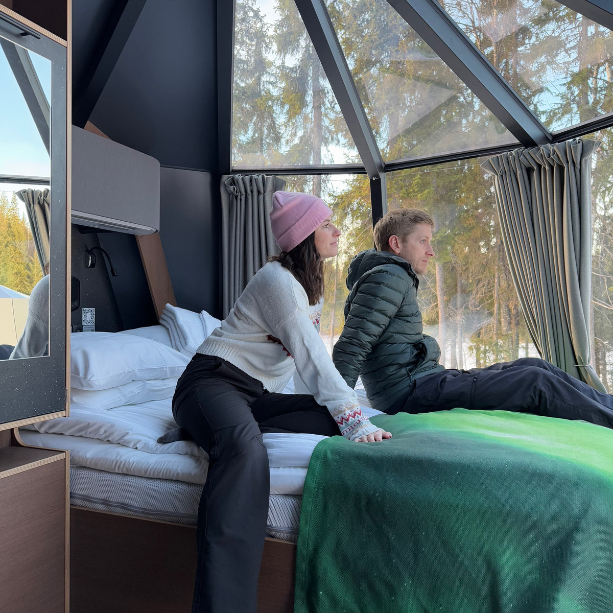 glass igloo