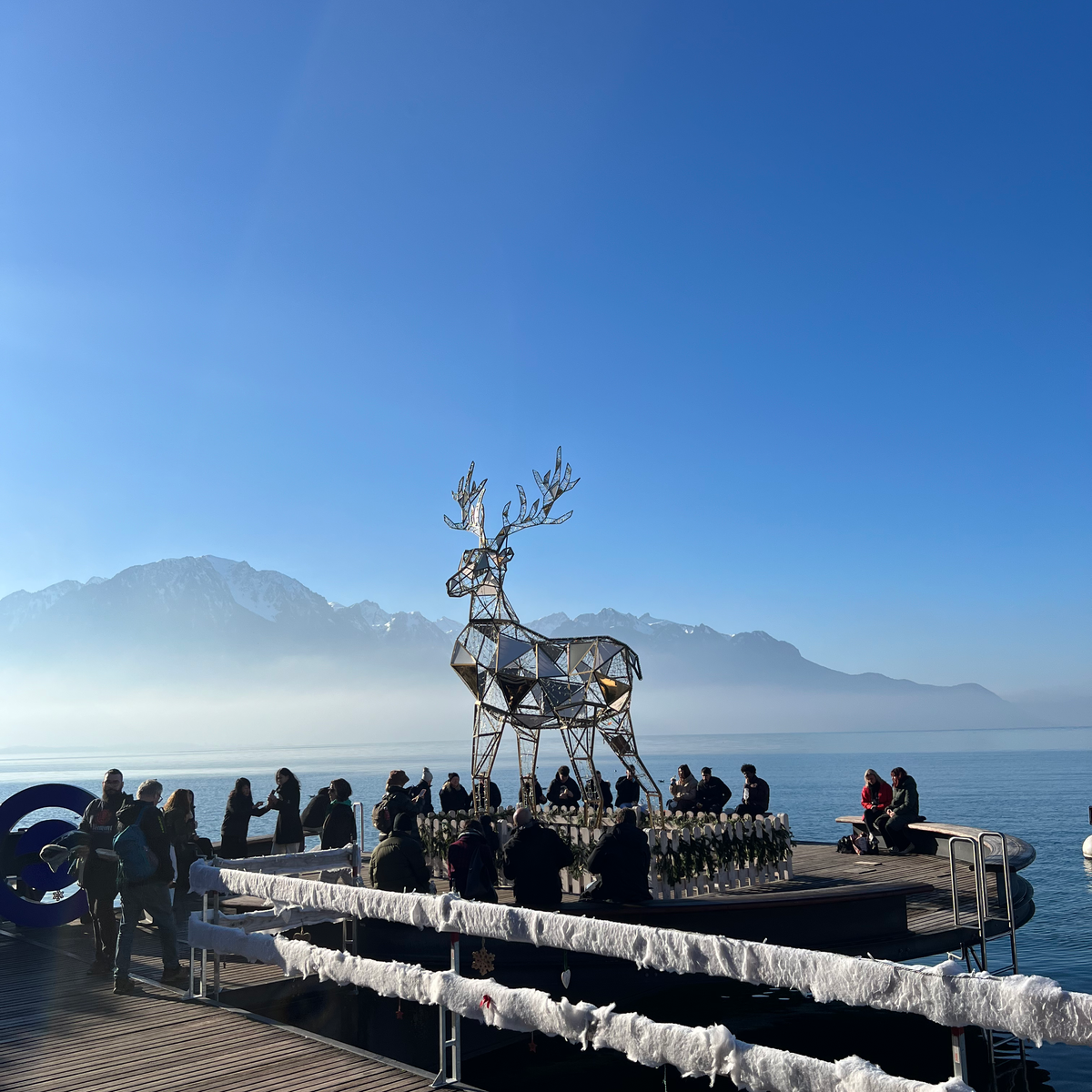 Stag statue