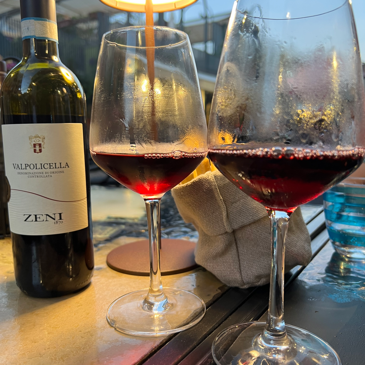 Zeni red wine