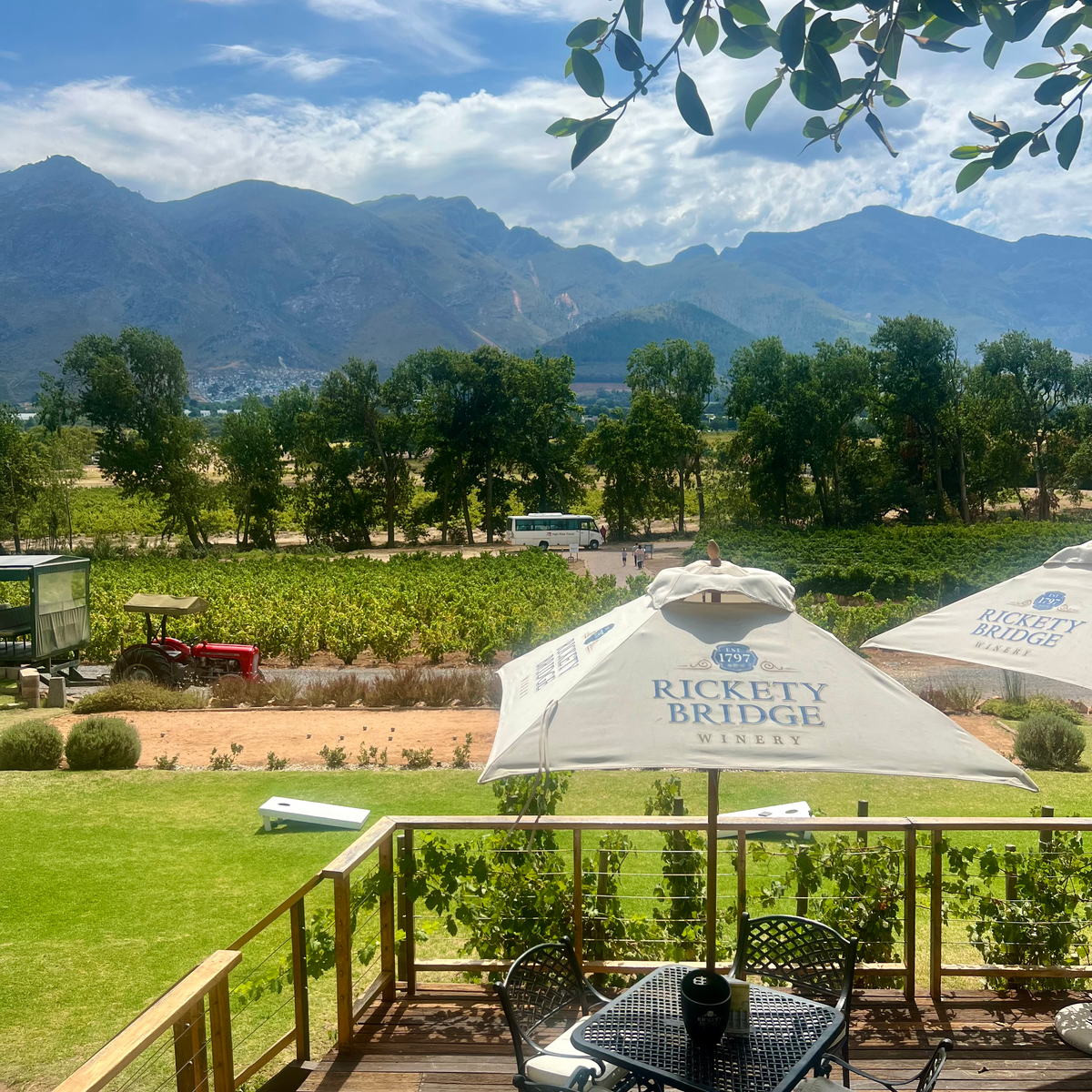 WHAT YOU NEED TO KNOW ABOUT THE FRANSCHHOEK WINE TRAM Rickety bridge sign
