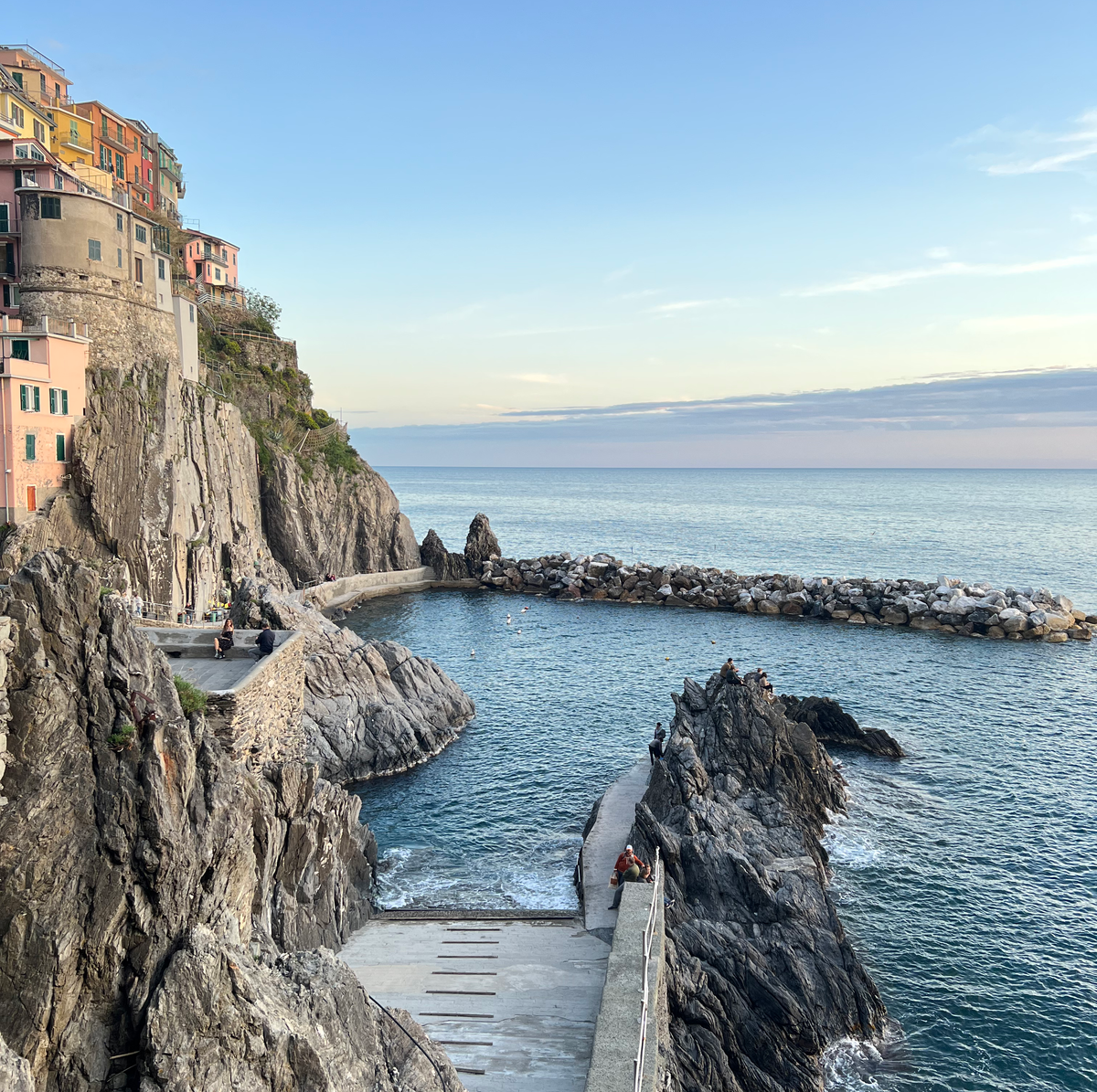 cinque terre sea view