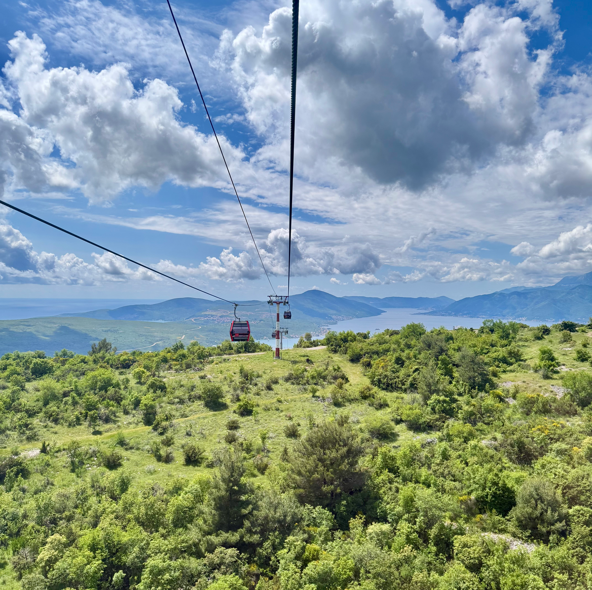 View from cable car