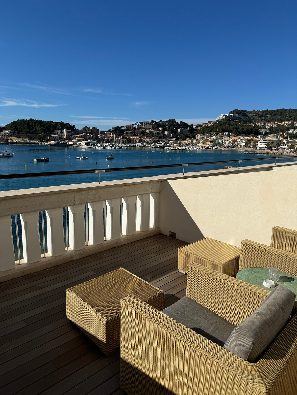 4 DAYS IN MALLORCA WITH A BABY Sea view on terrace
