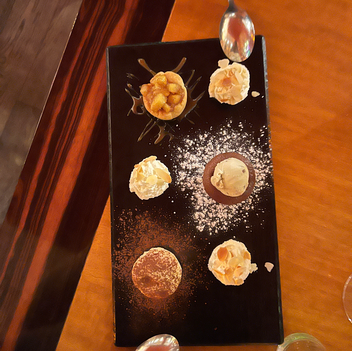 Selection of desserts